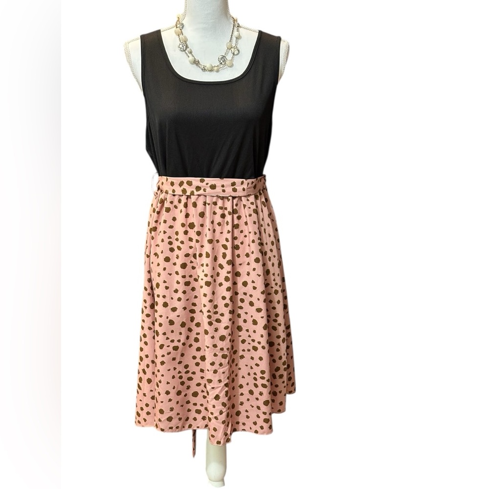 Curve Plus Size Dalmatian Printed Tank Dress NWOT Size 1XL